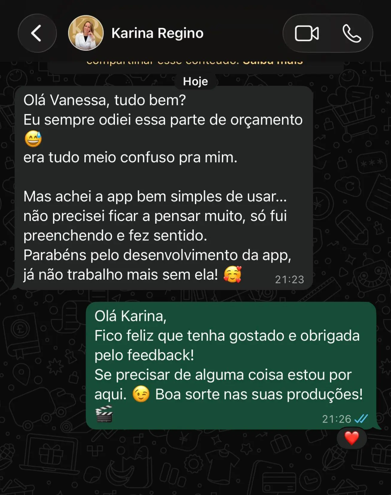 Depoimento Karina Regino
