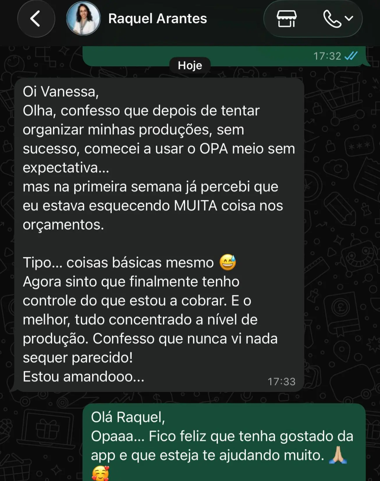 Depoimento Raquel Arantes